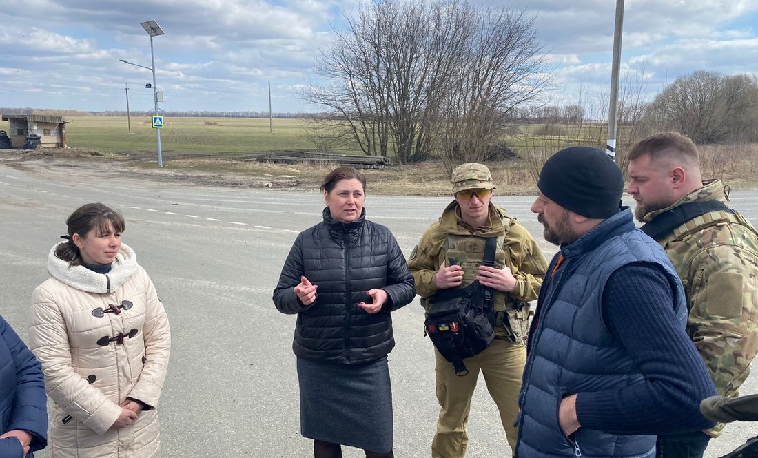 Чаус відвідав звільнені від окупантів Ріпки