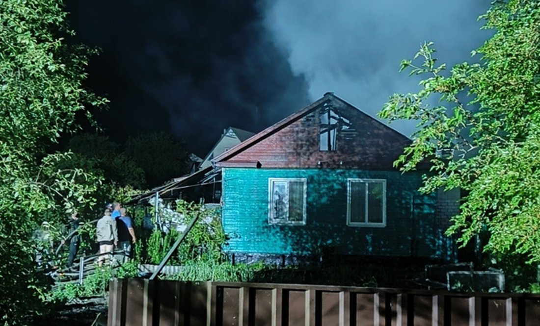 Згорів дім Антоніни Ярошенко. Фото Сусіди.city