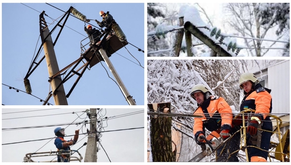 Наслідки завірюхи: скільки людей на Чернігівщині досі без електрики
