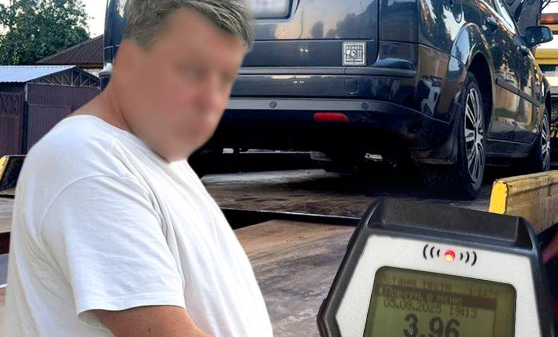 Нетверезий рекордсмен: чернігівець «надув» 3,96 проміле
