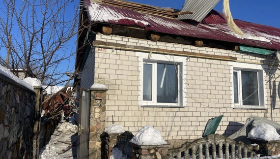 Після обстрілу. Місто Семенівка, Чернігівська область. 17 січня 2025 року