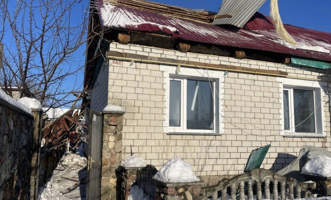 Після обстрілу. Місто Семенівка, Чернігівська область. 17 січня 2025 року