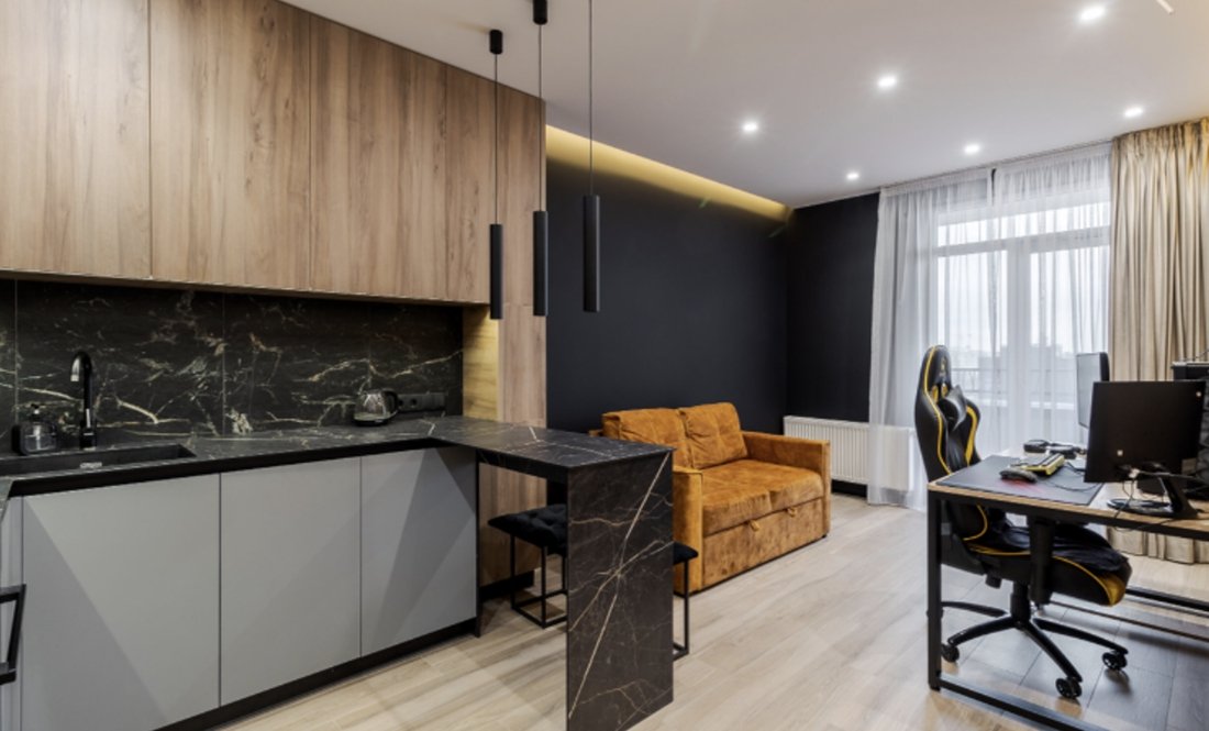 Створення стильного лофт-інтер’єру в малогабаритній квартирі Львова