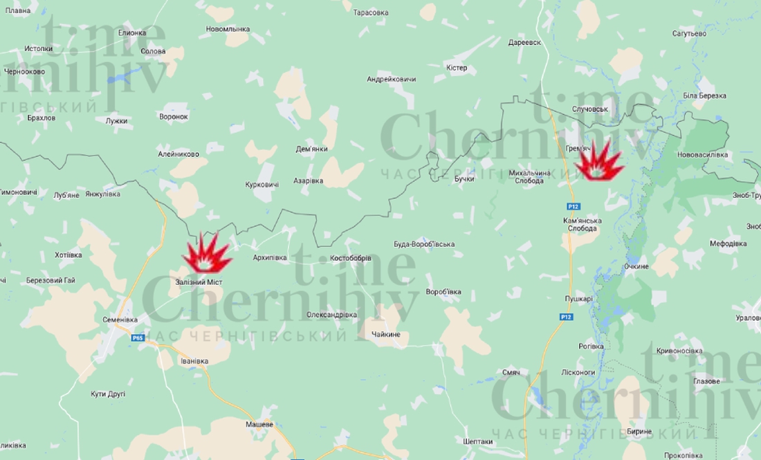Із мінометів та артилерії: ворог обстріляв дві громади на прикордонні Чернігівщини