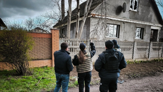 Наслідки удару по сселу Старий Білоус