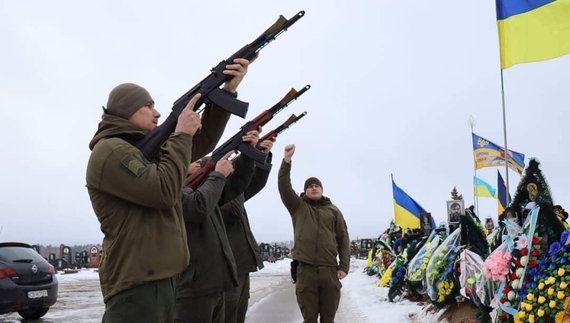 У Чернігові поховали загиблого на фронті нацгвардійця