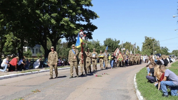 Прощання із Анатолієм Кузьменко із села Журавка на Варвинщині
