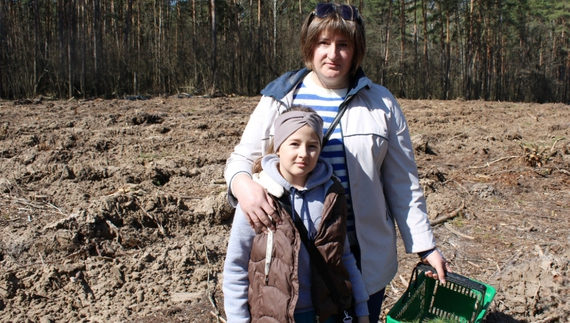 На честь полеглого воїна на Чернігівщині висадили ліс