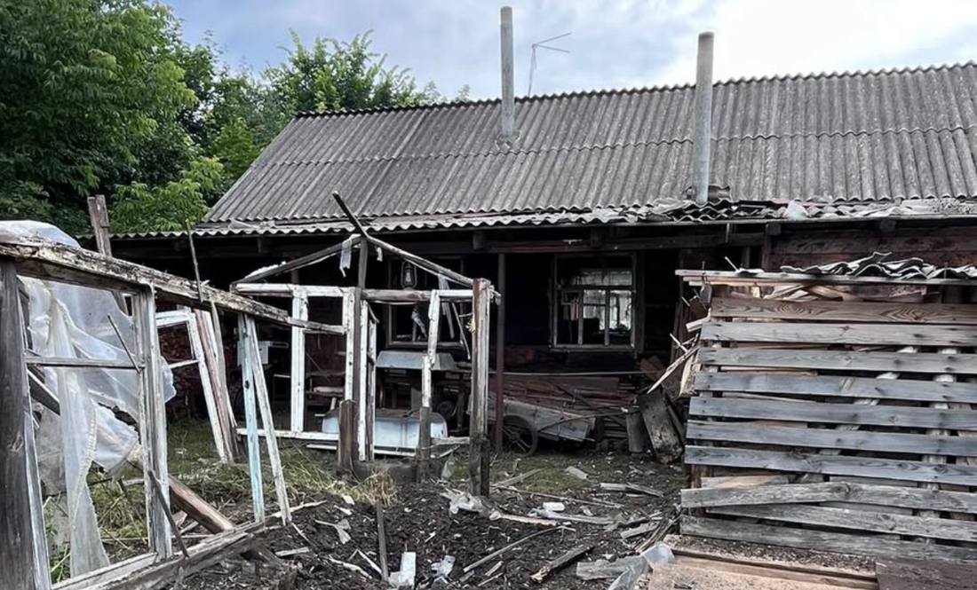 Будинок у Семенівській громаді після обстрілу. 12 липня 2026 року