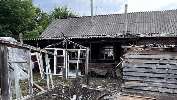 Будинок у Семенівській громаді після обстрілу. 12 липня 2026 року