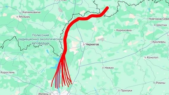 росіяни вкотре використовують спільний кордон Гомельщини та Чернігівщини, аби атакувати Київ та область