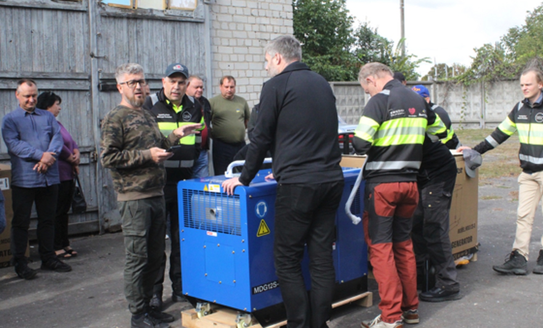 Школи Чернігівщини отримали генератори зі Швеції