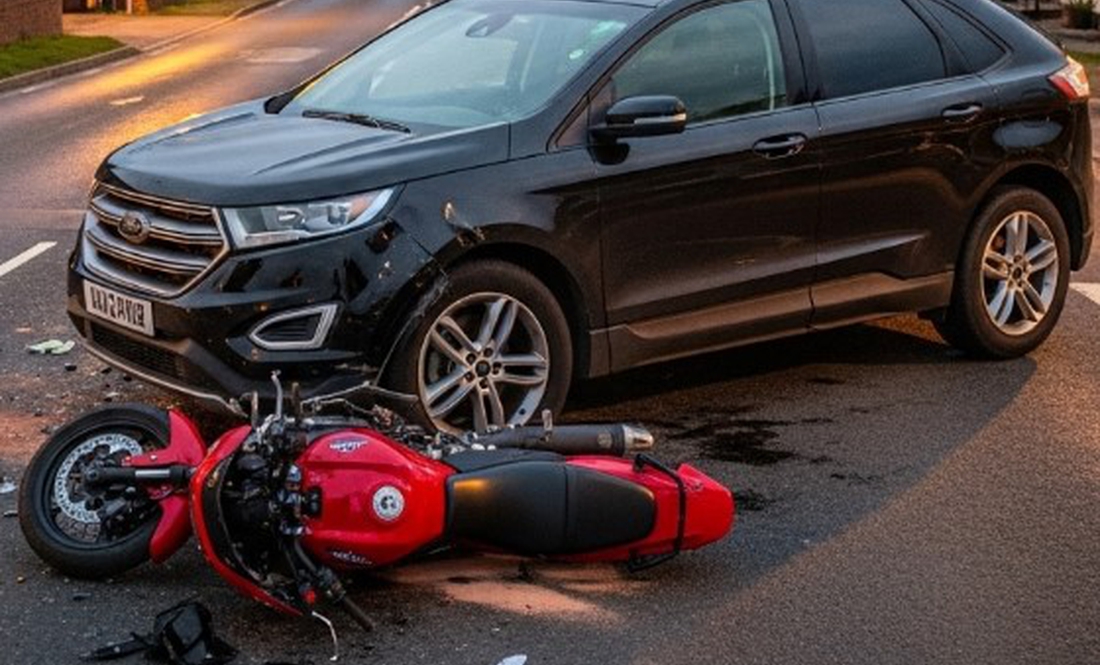 Аварія на Чернігівщині: водійка Ford збила мотоцикліста