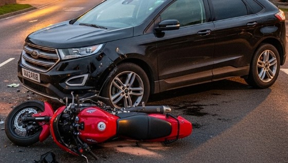 Аварія на Чернігівщині: водійка Ford збила мотоцикліста