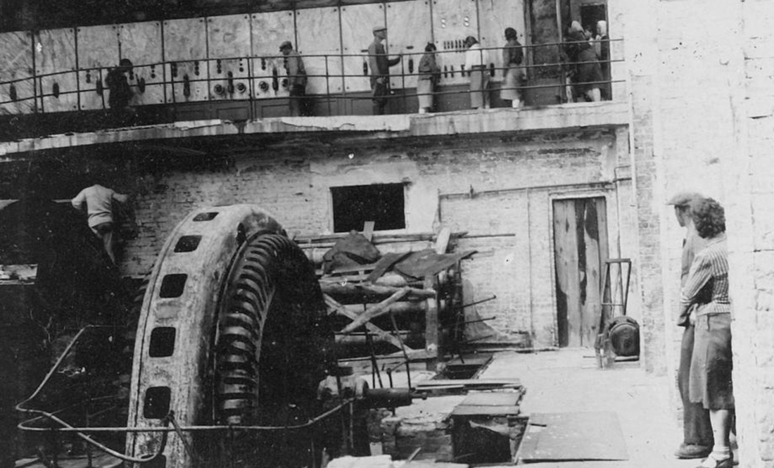 Чернігівська ТЕЦ у 1943 році