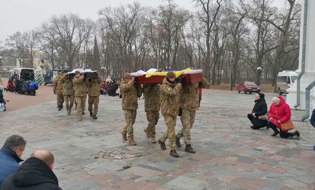 У Чернігові та Ніжині ховали бійців ЗСУ, які загинули на Донеччині