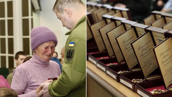 Синову посмертну нагороду отримала матір у Чернігові