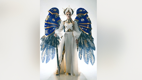 Міс Україна-Всесвіт чернігівка Вікторія Апанасенко показала національний костюм, в якому представить нашу країну на конкурсі в США