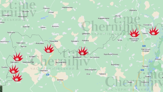 Із артилерії, мінометів та ракетних систем: наймасовіший обстріл Чернігівського прикордоння за добу: ситуація на ранок 1 липня