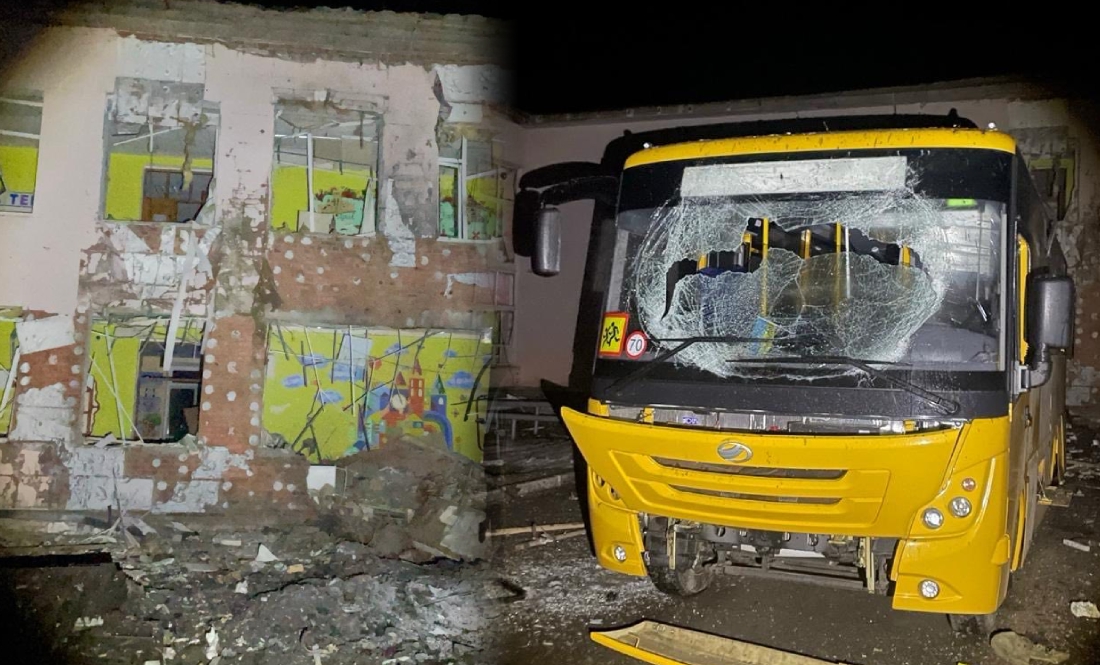 Наслідки удару по Авдіївському ліцею