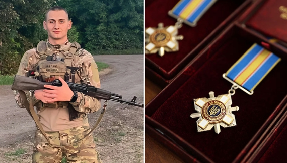 19-річного воїна з Чернігівщини нагородили орденом посмертно