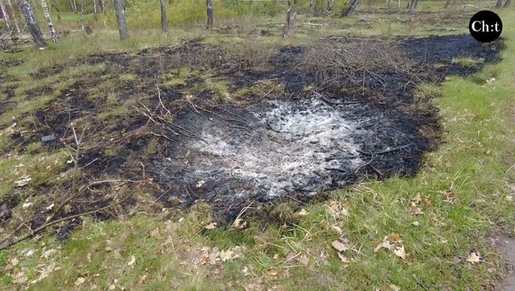 БпЛА упав дуже близько від модульних будинків