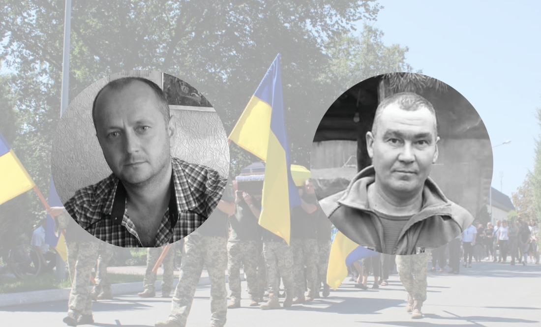У 2х громадах на Чернігівщині прощались із загиблими бійцями ЗСУ