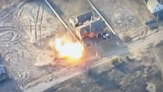 ЗСУ показали як ракетою знищили російський танк