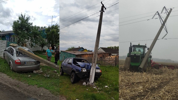 В Обленерго назвали кількість збитих електроопор від початку року