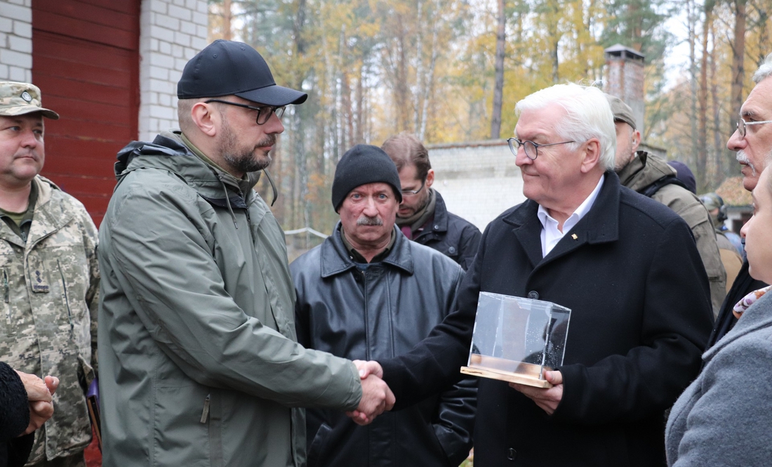 Президент Німеччини Франк-Вальтер Штайнмаєр на Чернігівщині