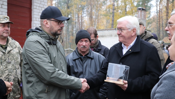 Президент Німеччини Франк-Вальтер Штайнмаєр на Чернігівщині