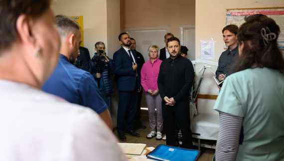Зеленський відвідав постраждалих у Прилуках