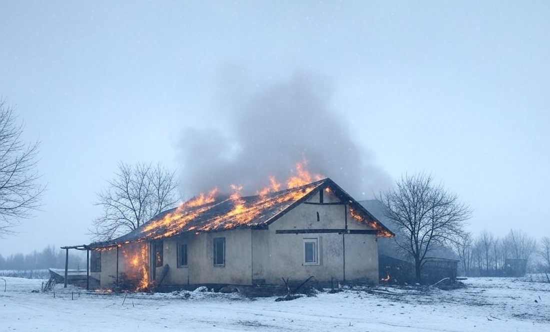 На Чернігівщині під час пожежі загинула літня жінка