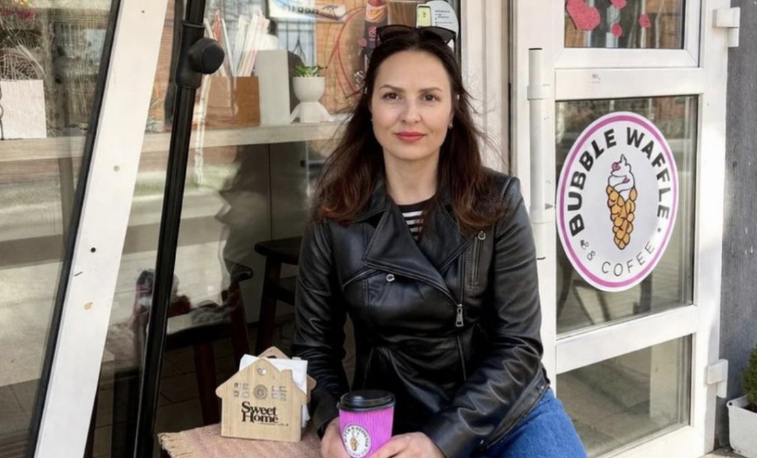 Власниця чернігівської кав’ярні «Бо смачно» Тетяна Павлюченко