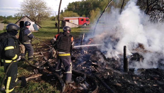 Вогнеборці ліквідували пожежу на Новгород-Сіверщині