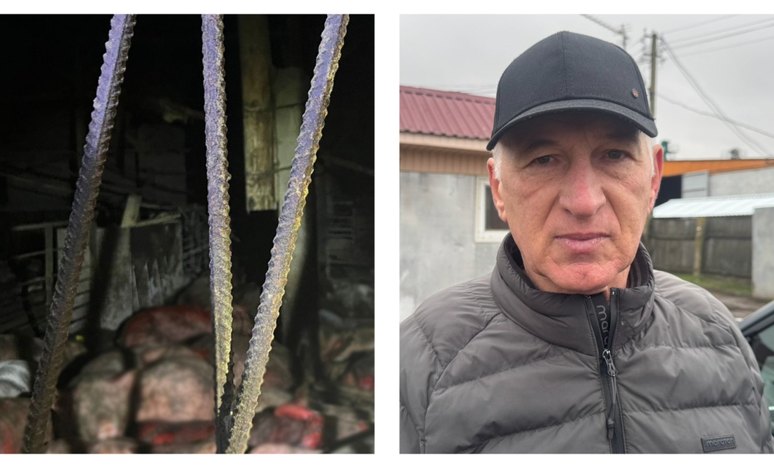 Після удару. Віктор Єжкун, власник підприємства, по якому били шахеди