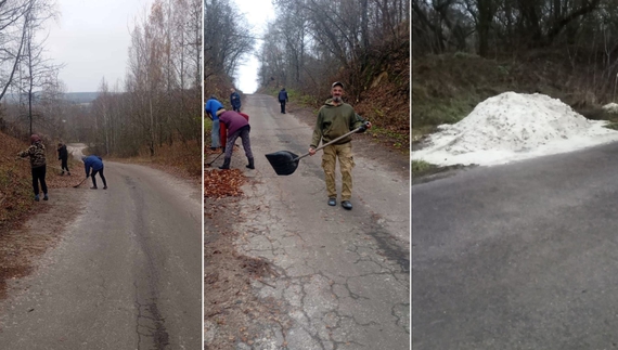 У прикордонній громаді підсипали круту дорогу