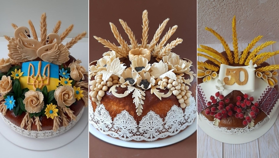 На Чернігівщині майстриня випікає короваї з унікальним дизайном