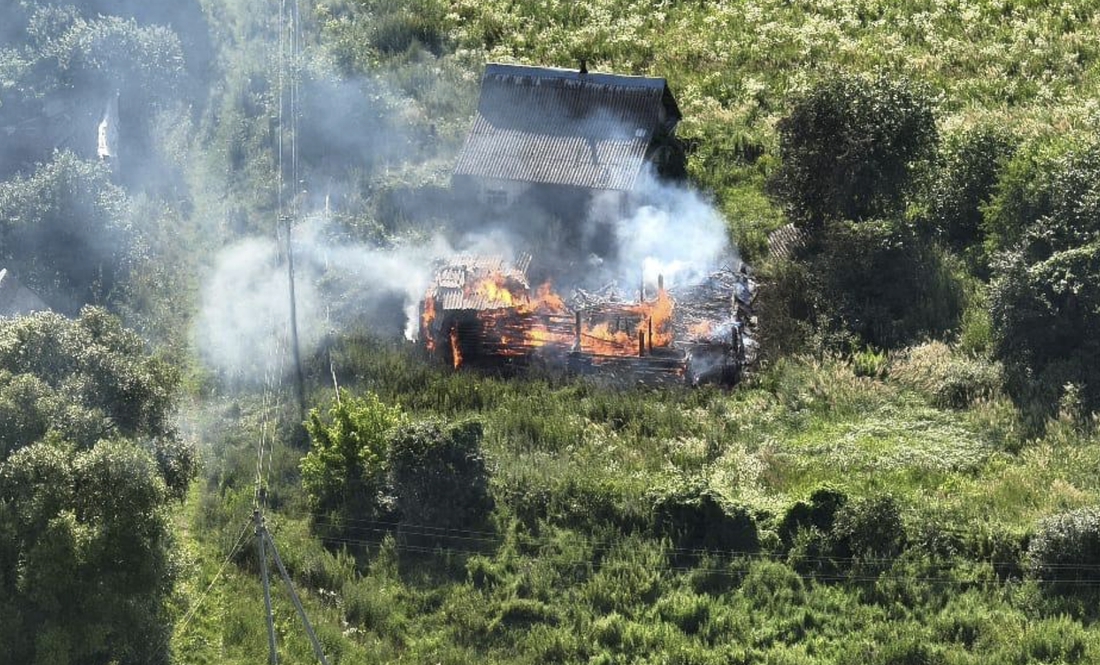 Пожежа у селі Новгород-Сіверської громади. 14 липня 2025 року