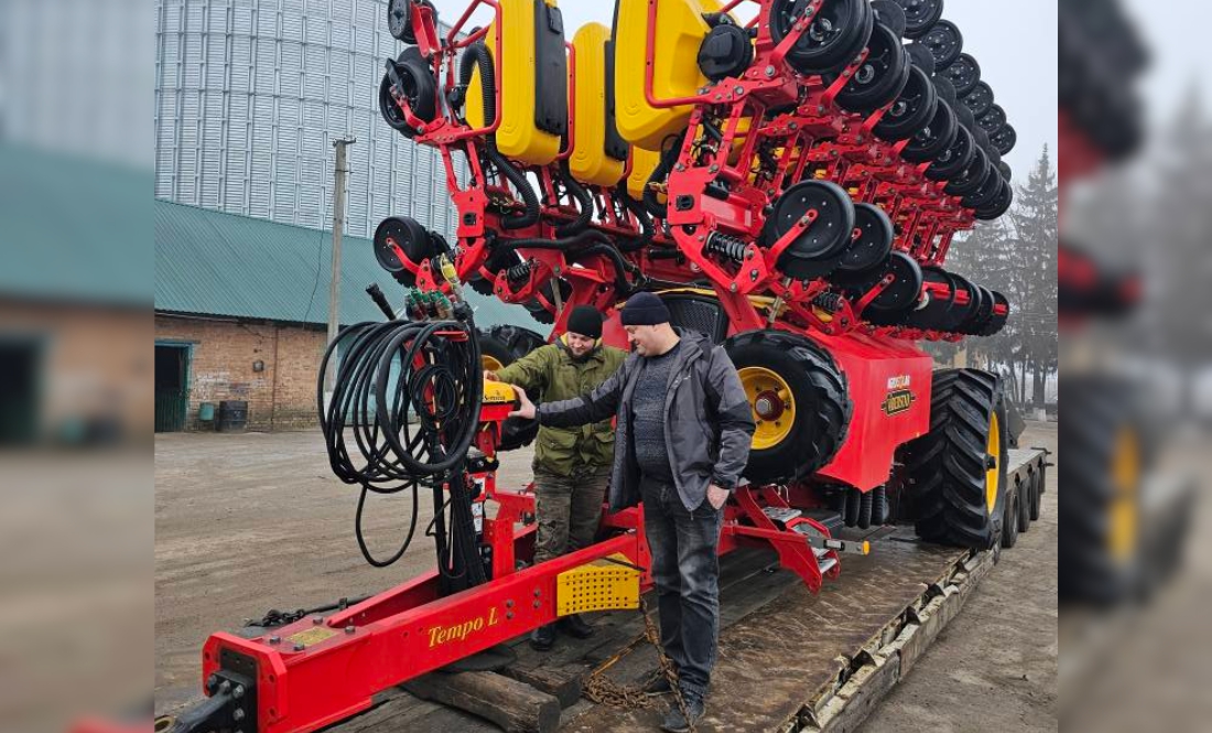 Омріяна 16-ти рядкова швейцарська сівалка