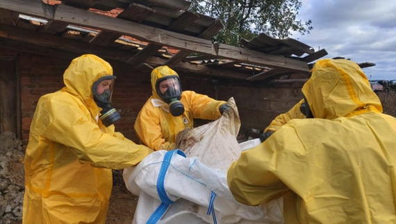 На Чернігівщині з території 10 громад вивезли майже 40 тонн небезпечних речовин
