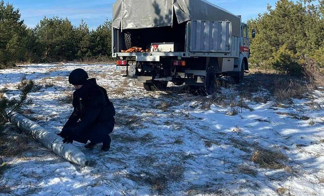 На Чернігівщині виявили небезпечні залишки від РСЗВ «Ураган»