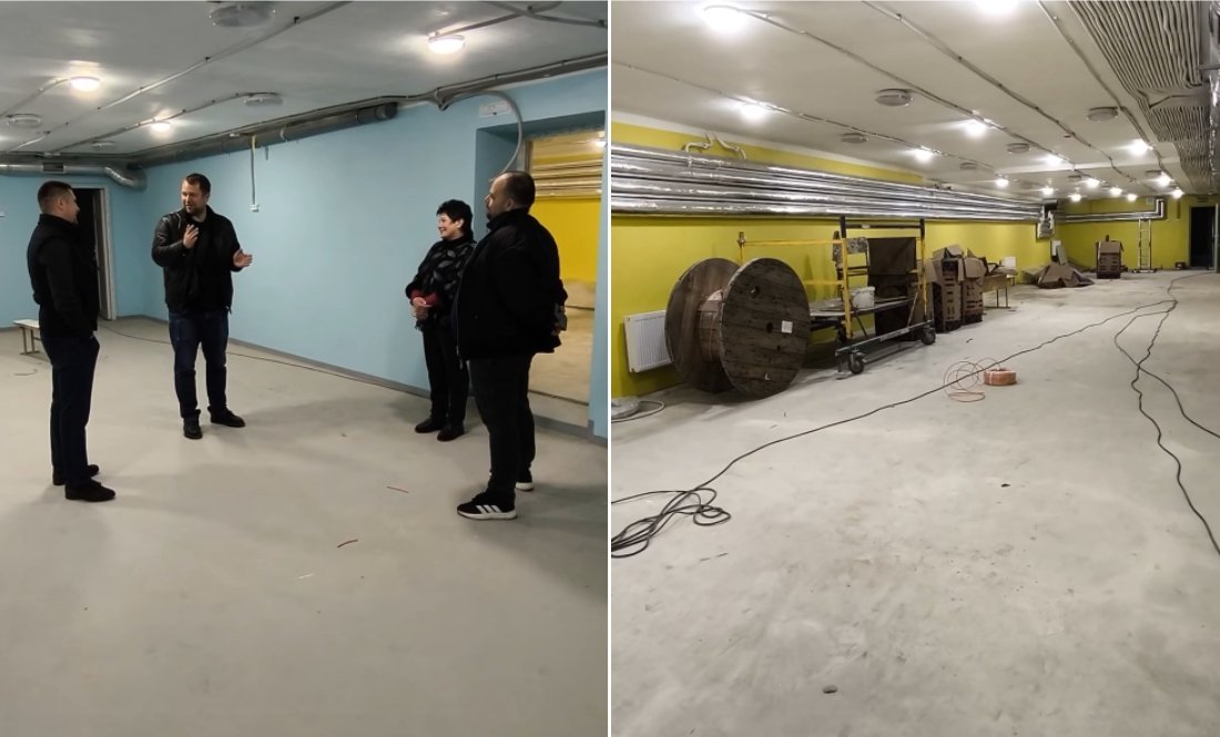 Укриття в Сосницькому ліцеї імені Олександра Довженка