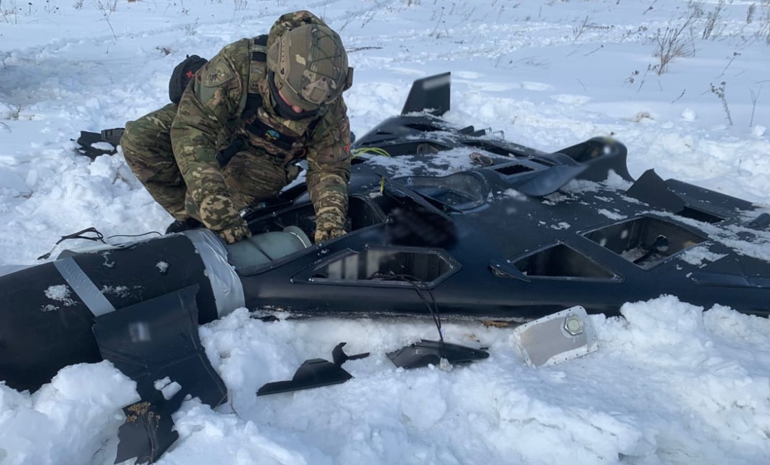 Дрон упав у Чернігівському районі: на місці працювали вибухотехніки