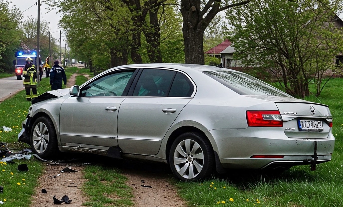 На Чернігівщині перекинулася Skoda: постраждала 10-річна дівчинка