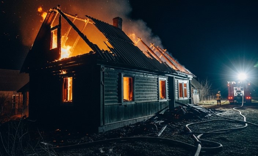 На Чернігівщині під час пожежі загинула жінка