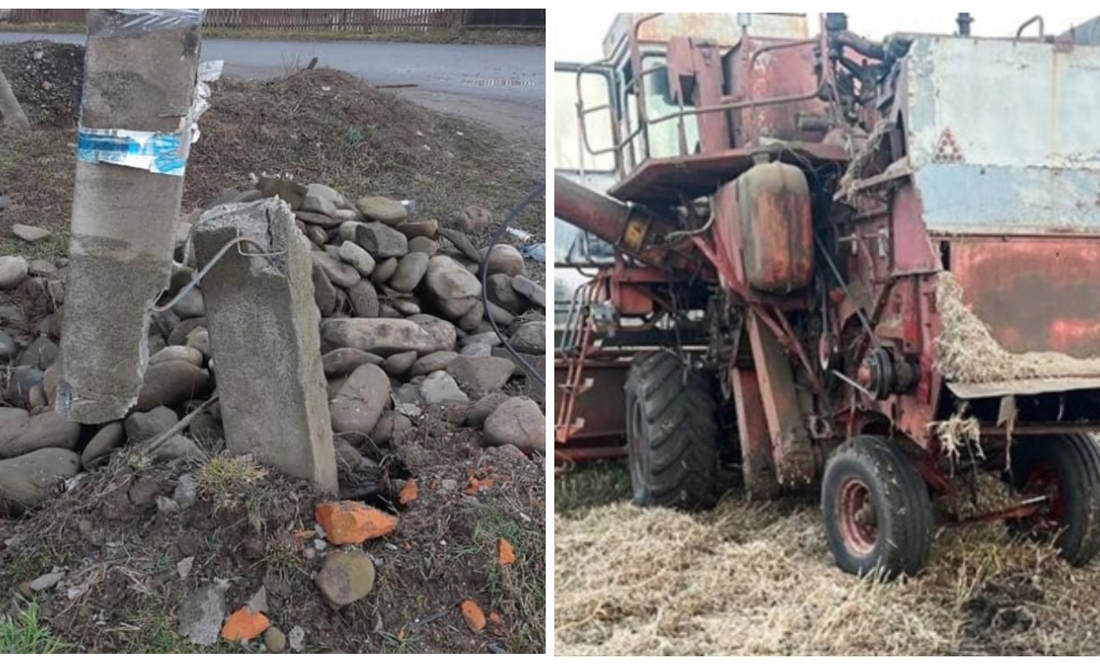 Комбайни і машини проти електроопор