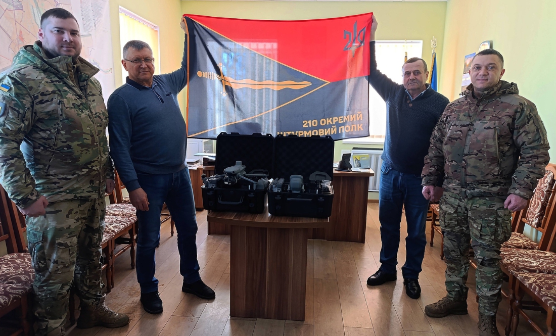 У Новобасанській громаді придбали два коптери захисникам