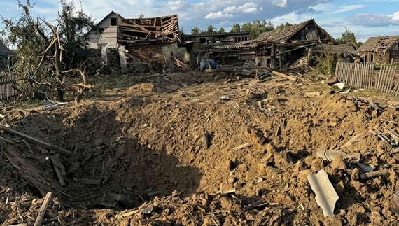 Наслідки удару по селу Чорний Ріг 08.09.2026