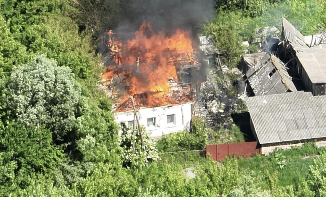 Пожежа у селі Новгород-Сіверської громади. 31 травня 2025 року